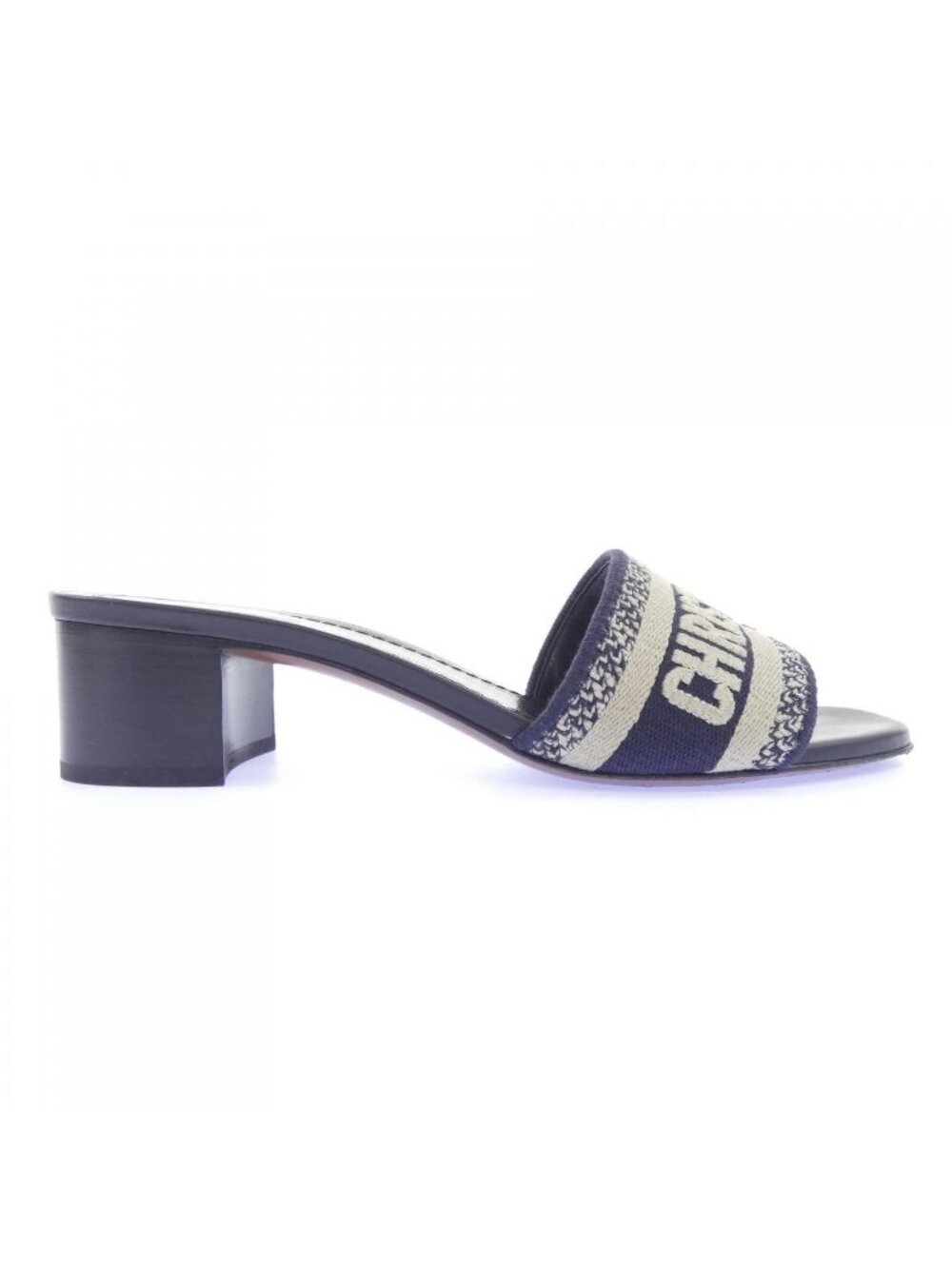 Dior Embroidered Cotton Dway Sandals
